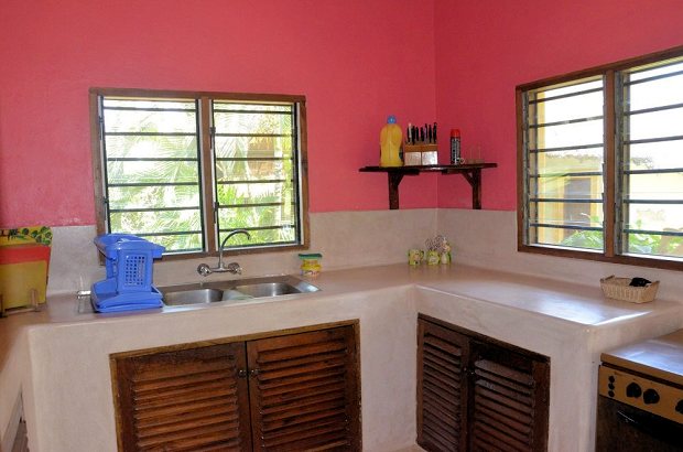 Kche vom Wohnhaus in Kenia