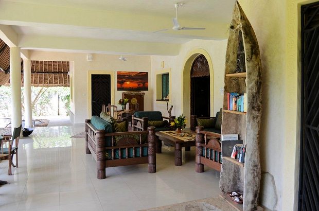 Terrasse vom Ferienhaus in Galu Beach