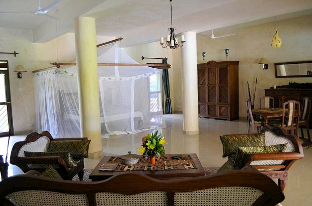 Wohnbereich vom Gstehaus in Mwabungu Kenia