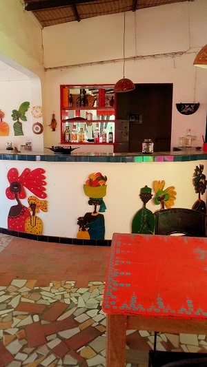 Bar vom Restaurant der Ferienanlage