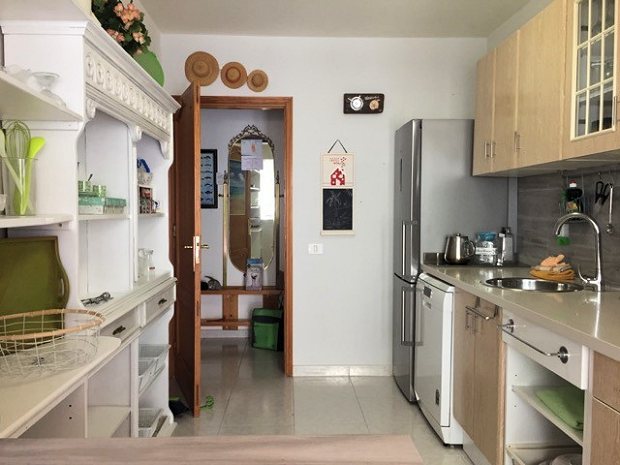 K�che im Erdgeschoss des Wohnhauses