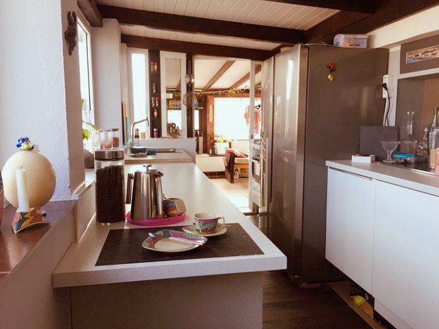 K�che vom Wohnhaus