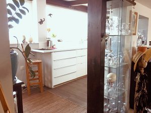 zu einer K�che des Wohnhauses