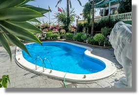 Gaststtte Restaurant mit Pool bei Mijas Malaga