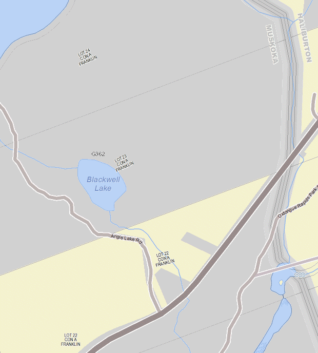 Grundstck mit See in Muskoka Ontario Kanada