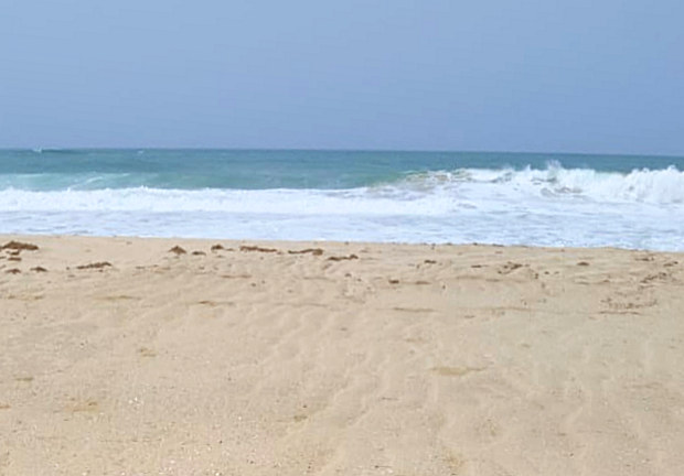 Meer und Strand unweit vom Wohnhaus in Morro Maio Meer und Strand unweit vom Wohnhaus in Morro Maio