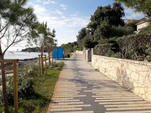 Promenade an der Adria unweit vom Haus in Rovinj