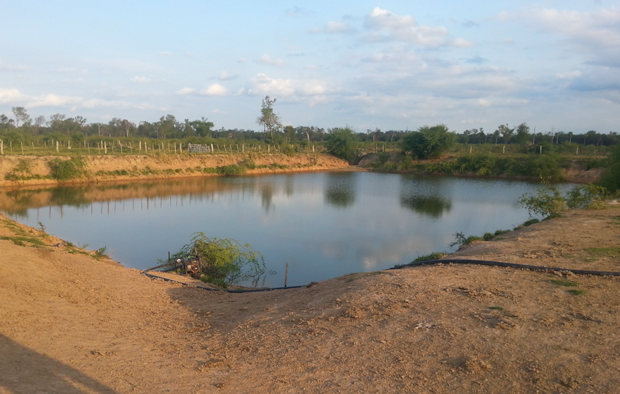 Wasserstelle der Estancia