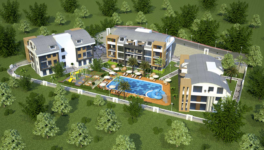 Apartmentanlage Wohnanlage in Alanya Apartmentanlage Wohnanlage in Alanya