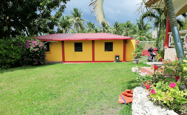 Garage mit kleiner Werkstatt vom Ferienhaus