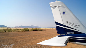 Landepiste in Omaruru Namibia