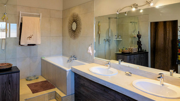 Badezimmer vom Einfamilienhaus in Namibia