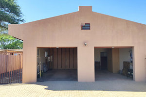 Garage vom Einfamilienhaus