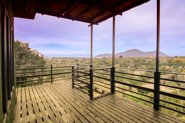 Terrasse vom Haupthaus vom Ferienresort