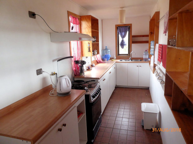 Kchevom Haupthaus der Ferienanlage in Guanaqueros Coquimbo