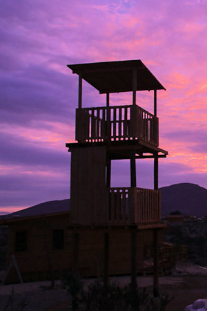 Aussichtsturm im Resort