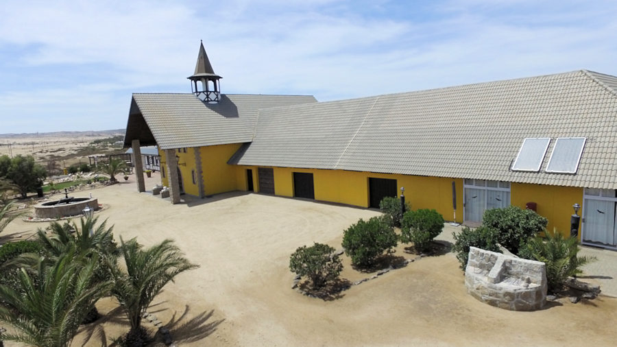 Haupthaus mit Festsaal vom Ferienhof Lodge