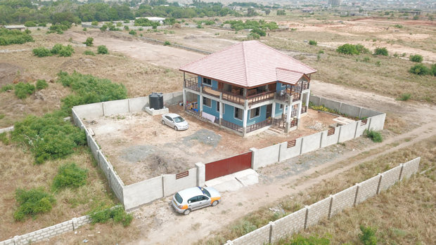 Ferienhaus nah dem Meer in Ghana