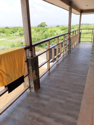 Balkon vom Wohnhaus Ferienhaus