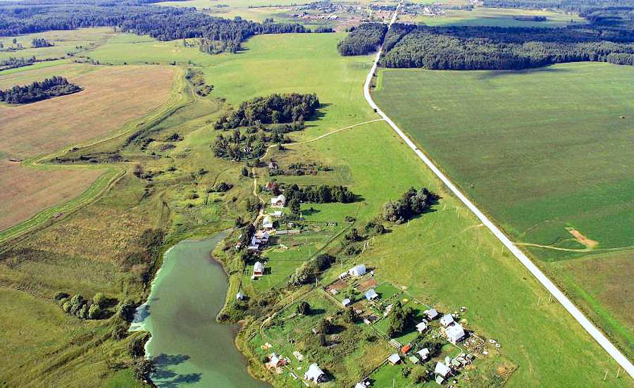 Ländereien vom Milchviehbetrieb in Russland Ländereien vom Milchviehbetrieb in Russland