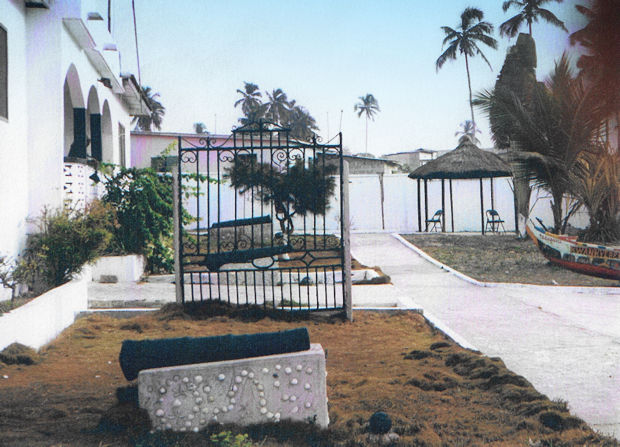 Eingangsbereich vom Ferienhaus in Ghana Eingangsbereich vom Ferienhaus in Ghana