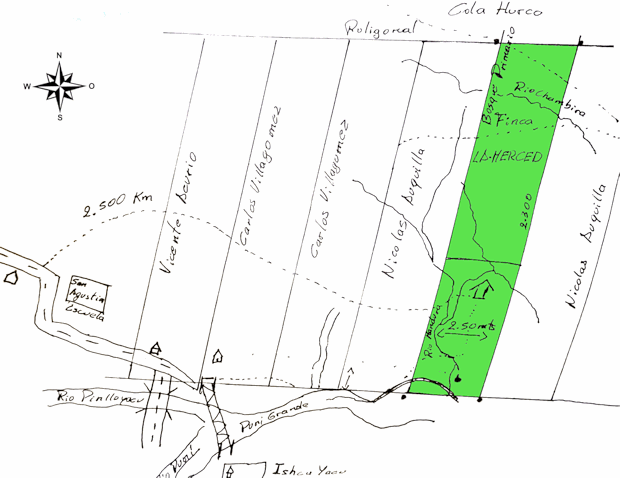 Grundstck Waldflche der Provinz Napo in Ecuador