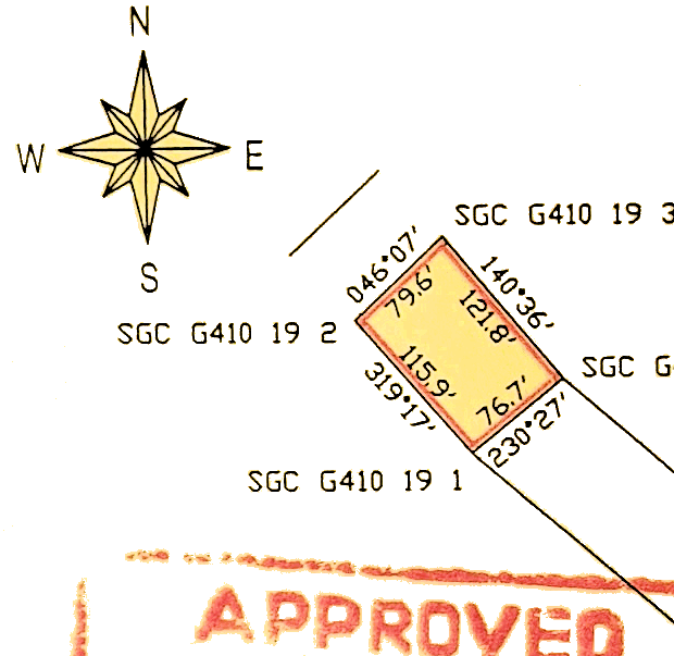 Grundstck vom Einfamilienhaus