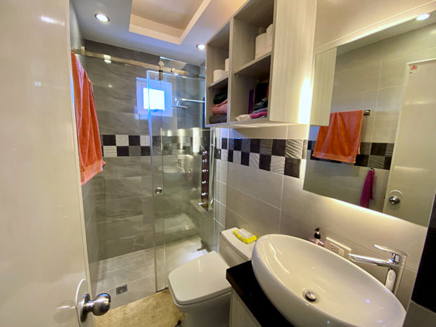 Duschbad im Wohnhaus