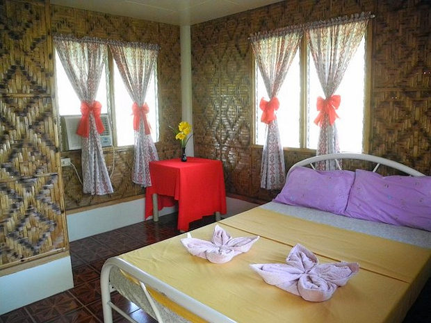 Gstezimmer vom kleinen Hotel auf Leyte