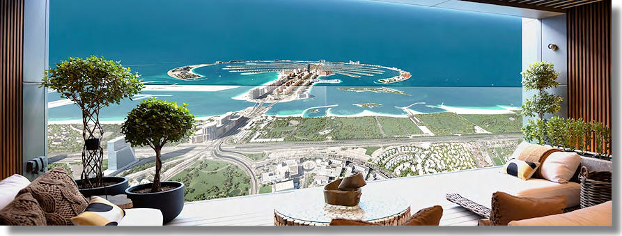 Apartment in Dubai mit Blick auf The Palm Jumeirah kaufen vom Immobilienmakler