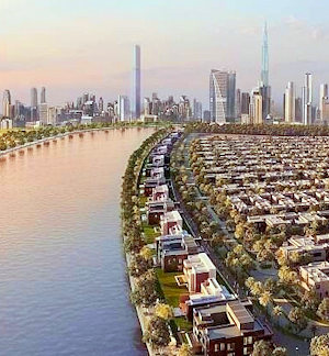 Water Canal Villas in MBR City Dubai