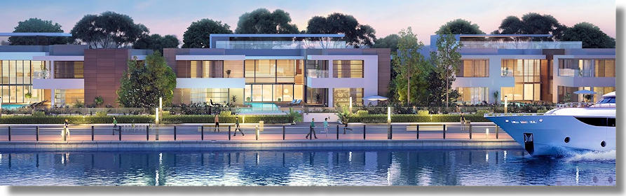 Villen am Kanal in Dubai zum Kaufen