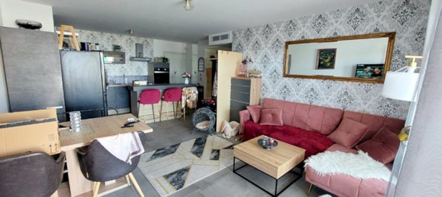 Wohnbereich vom Apartments in Nizza