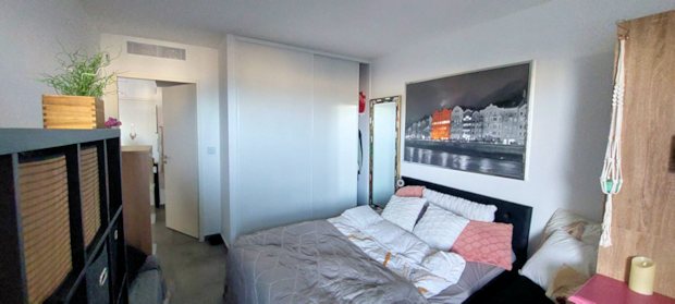 Schlafzimmer vom Apartment in Nizza