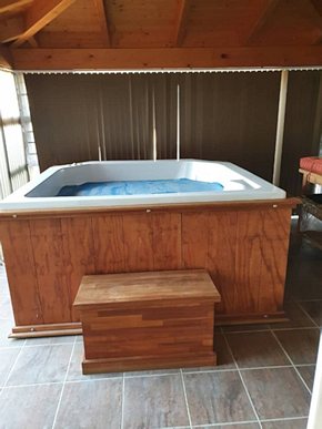 Jacuzzi vom Einfamilienhaus