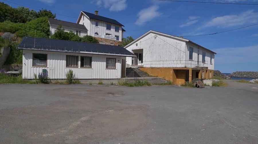 Ausbauh�user vom Angelst�tzpunkt in Nordland Norwegen