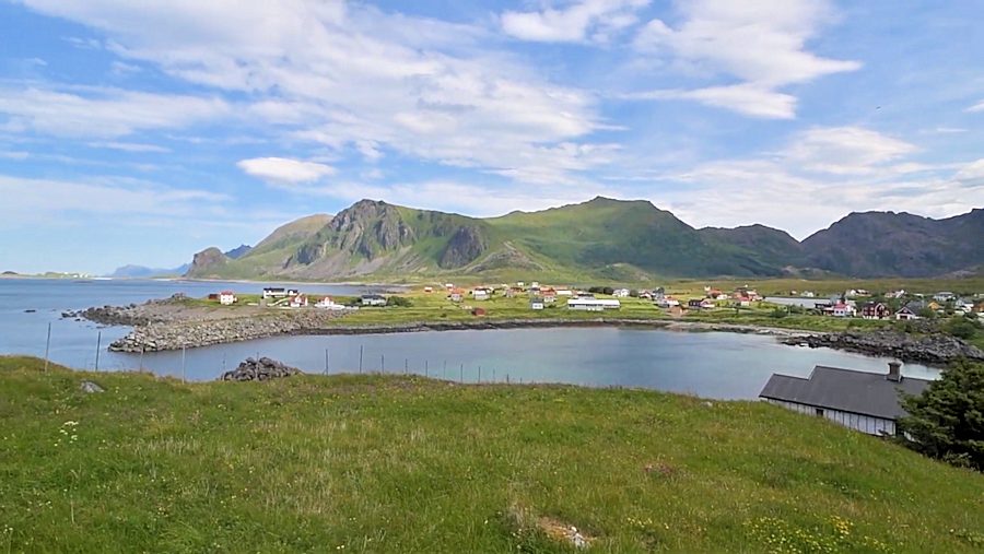 Aussicht vom Grundst�ck der Ferienanlage Angelst�tzpunkt