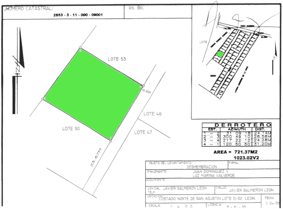 Baugrundst�ck in Leon Nicaragua