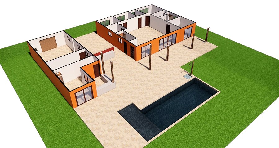 Planung der Finca auf Nicoya Costa Rica