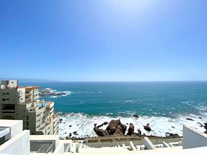 Ausblick der Wohnung auf das Meer