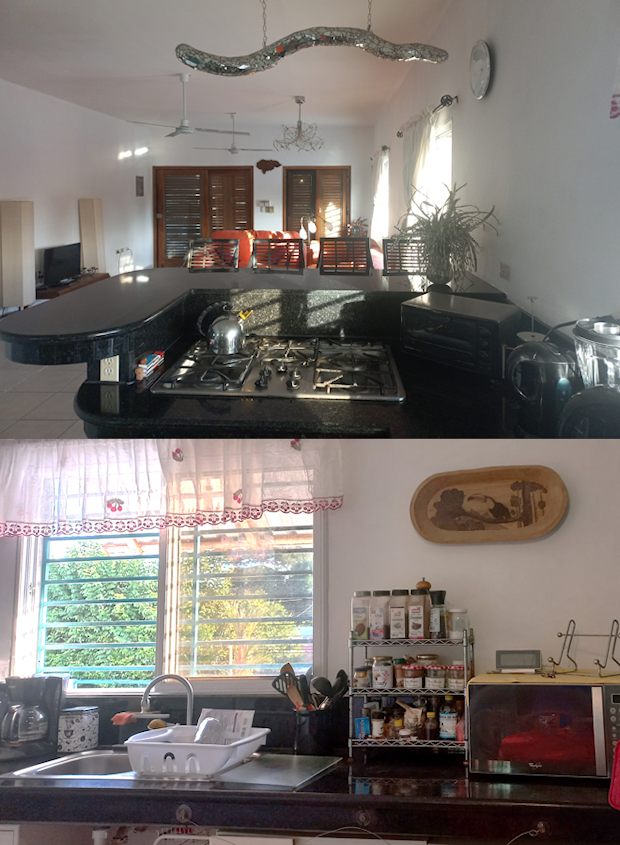 offene K�che vom Wohnhaus