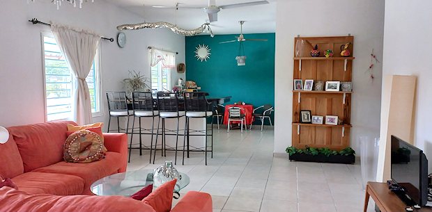 Wohnbereich vom Haus in La Ceiba Honduras