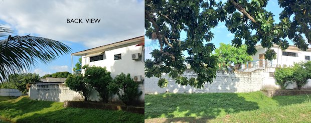 Seiten und R�ckansicht des Wohnhauses