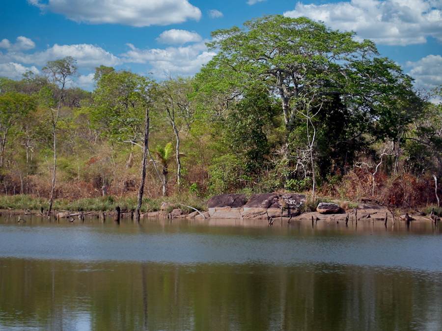 Teich der Farm Ranch in Bolivien