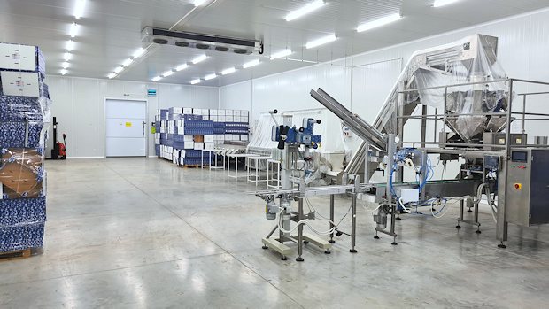 moderne Lagerhalle der Plantagen