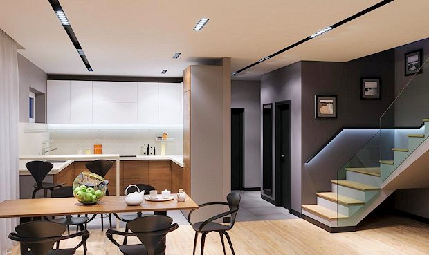 Wohnbereich einer Villa in Krimovica Montenegro