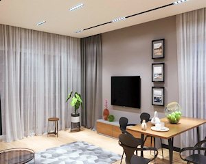 Wohnzimmer eines Hauses 