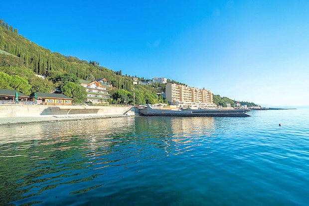 Hotelanlage am Meer im Rajon Aluschta der Halbinsel Krym