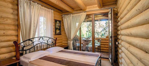 Schlafzimmer vom Ferienhaus