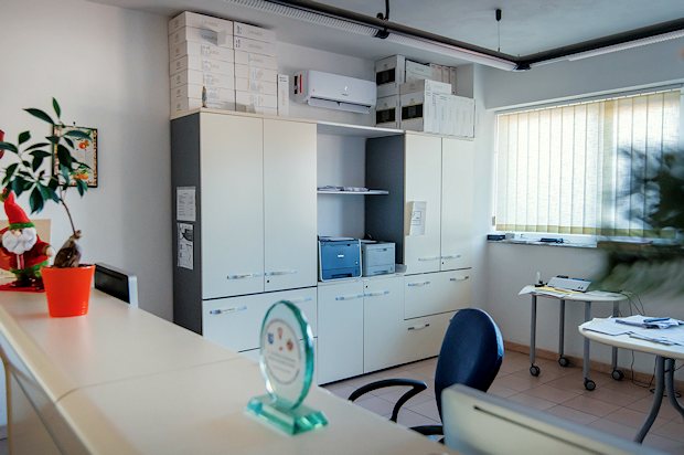 Verwaltungsraum der Weinkellerei